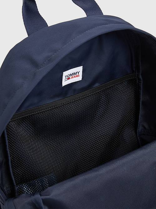 Tommy Hilfiger Essential Logo Backpack Tassen Dames Blauw | TH071VEL