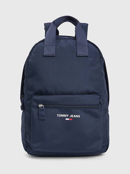 Tommy Hilfiger Essential Logo Backpack Tassen Dames Blauw | TH071VEL