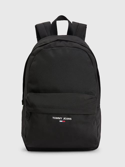 Tommy Hilfiger Essential Logo Backpack Tassen Heren Zwart | TH683LCN