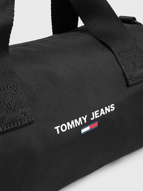 Tommy Hilfiger Essential Logo Crossover Tassen Dames Zwart | TH013HPJ