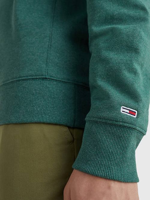 Tommy Hilfiger Essential Logo Hoodie Heren Groen | TH063HVN