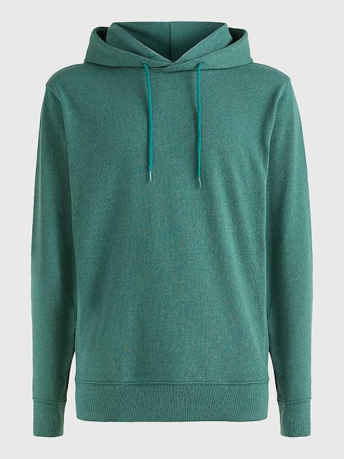 Tommy Hilfiger Essential Logo Hoodie Heren Groen | TH063HVN