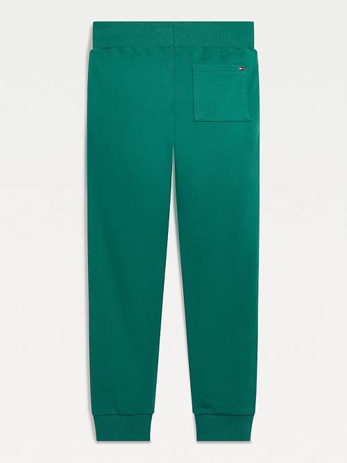 Tommy Hilfiger Essential Logo Joggers Broek Jongens Groen | TH635ECF