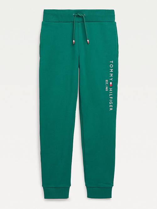 Tommy Hilfiger Essential Logo Joggers Broek Jongens Groen | TH635ECF