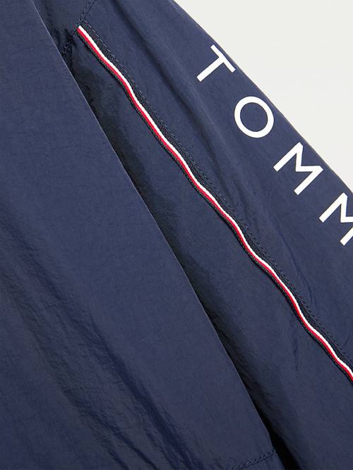 Tommy Hilfiger Essential Logo Recycled Track Jassen Meisjes Blauw | TH849RML