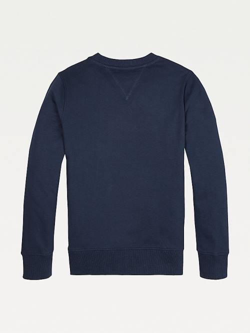 Tommy Hilfiger Essential Logo Sweatshirts Jongens Blauw | TH470BRM