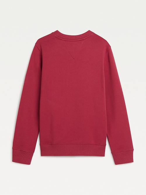 Tommy Hilfiger Essential Logo Sweatshirts Meisjes Rood | TH671HNV