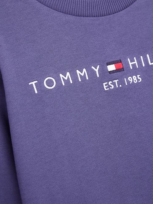 Tommy Hilfiger Essential Logo Sweatshirts Meisjes Blauw | TH862GBN