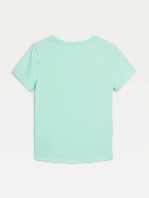 Tommy Hilfiger Essential Logo T-shirts Meisjes Groen | TH249UHF