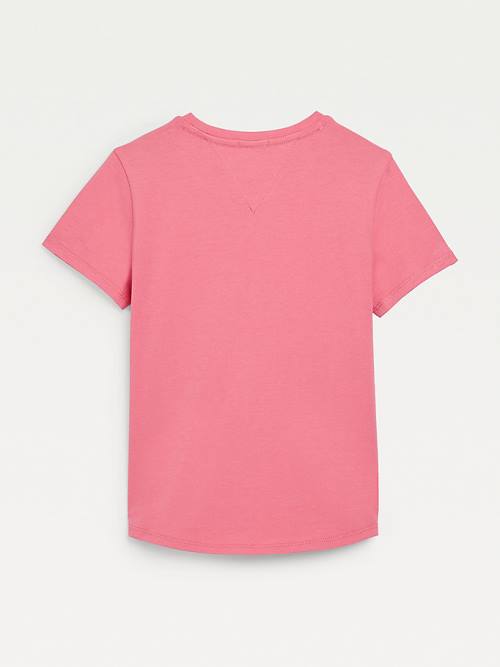 Tommy Hilfiger Essential Logo T-shirts Meisjes Rood | TH283SDA