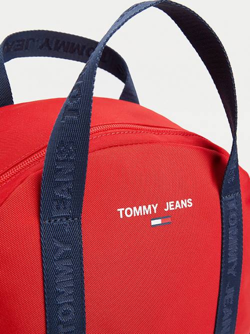 Tommy Hilfiger Essential Logo Tape Backpack Tassen Dames Blauw | TH824TBC