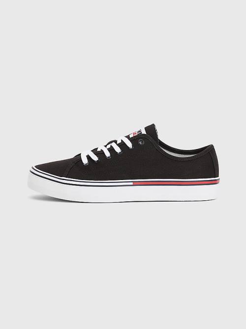 Tommy Hilfiger Essential Low-Cut Sneakers Heren Zwart | TH091SHZ