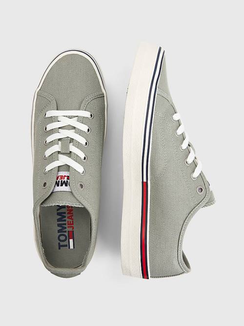 Tommy Hilfiger Essential Low-Cut Sneakers Heren Grijs | TH712TZA