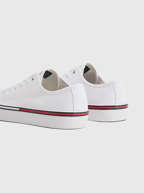 Tommy Hilfiger Essential Low-Cut Sneakers Heren Wit | TH841KCS