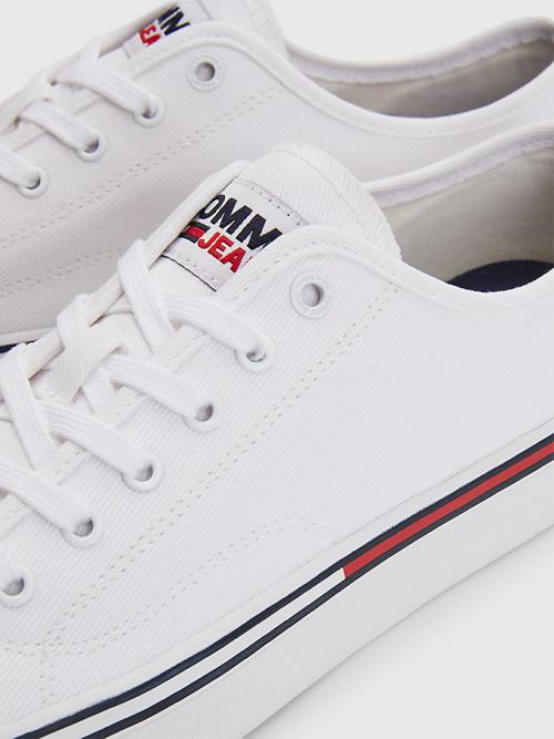 Tommy Hilfiger Essential Low-Cut Sneakers Heren Wit | TH841KCS