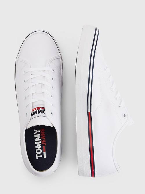 Tommy Hilfiger Essential Low-Cut Sneakers Heren Wit | TH841KCS