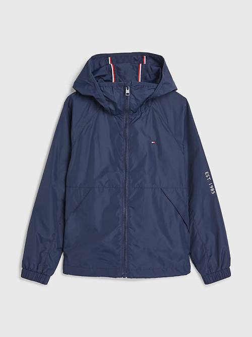 Tommy Hilfiger Essential Met Capuchon Jassen Meisjes Blauw | TH185EJF