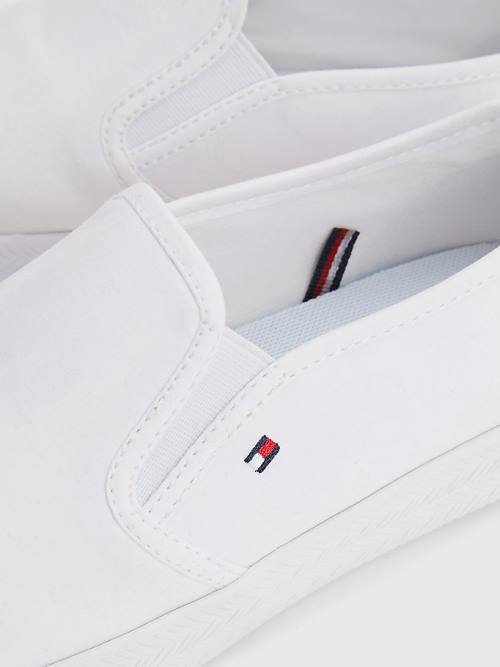 Tommy Hilfiger Essential Nautical Slip-On Sneakers Dames Wit | TH942AEX