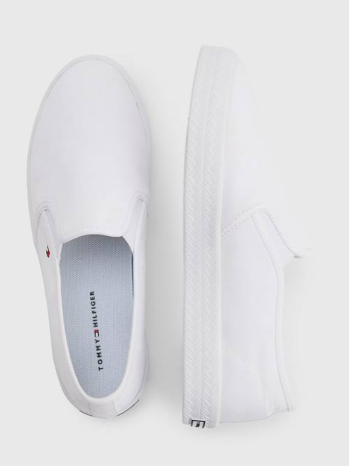 Tommy Hilfiger Essential Nautical Slip-On Sneakers Dames Wit | TH942AEX