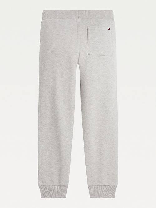 Tommy Hilfiger Essential Organic Katoenen Logo Joggers Broek Jongens Grijs | TH179JSN