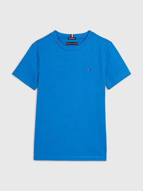 Tommy Hilfiger Essential Organic Katoenen T-shirts Jongens Blauw | TH527BXZ