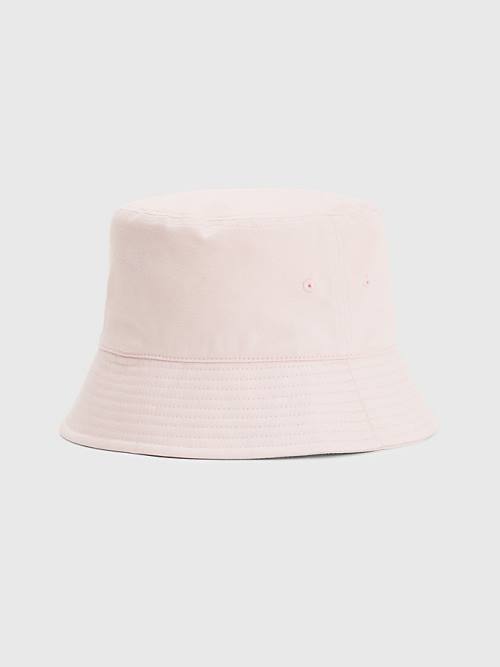 Tommy Hilfiger Essential Organic Katoenen Bucket Hoeden Dames Roze | TH704QFW