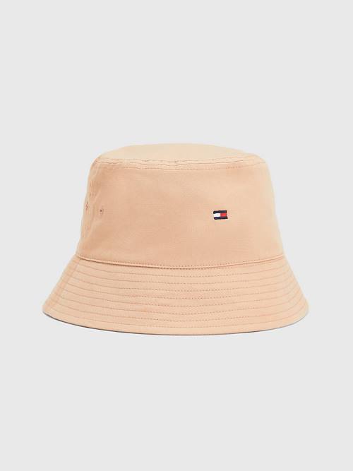 Tommy Hilfiger Essential Organic Katoenen Bucket Hoeden Dames Beige | TH793XGW