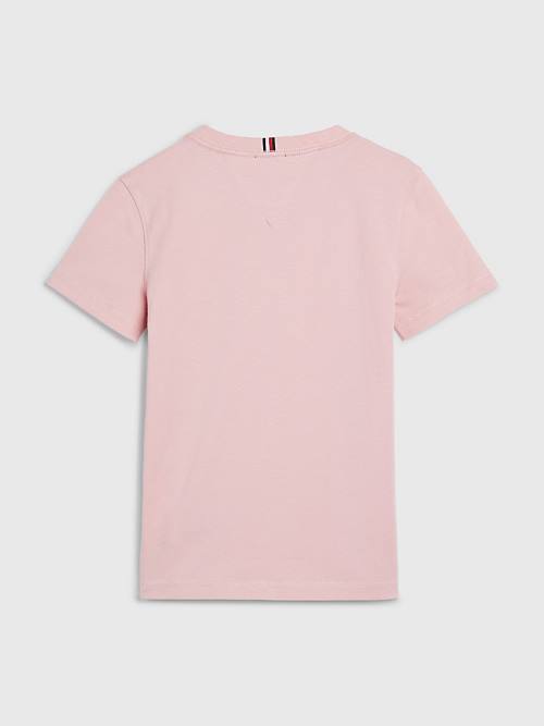 Tommy Hilfiger Essential Organic Katoenen T-shirts Jongens Roze | TH902KAZ