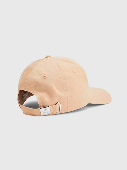 Tommy Hilfiger Essential Organic Katoenen Flag Cap Hoeden Dames Beige | TH985PCO