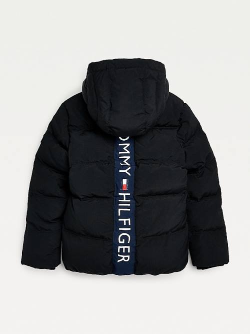 Tommy Hilfiger Essential Padded Back Logo Jassen Jongens Zwart | TH475DAI