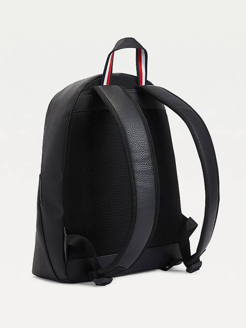 Tommy Hilfiger Essential Pebble Grain Backpack Tassen Heren Zwart | TH469LNO