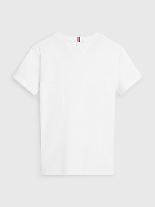 Tommy Hilfiger Essential Pocket T-shirts Jongens Wit | TH469RBH