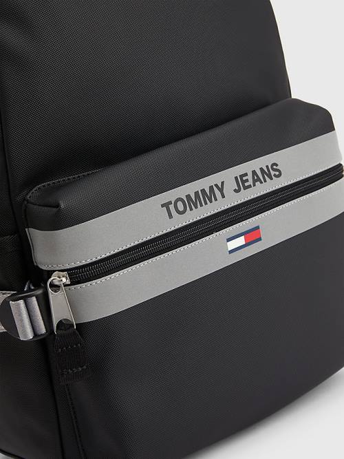 Tommy Hilfiger Essential Reflective Backpack Tassen Heren Zwart | TH189EAL