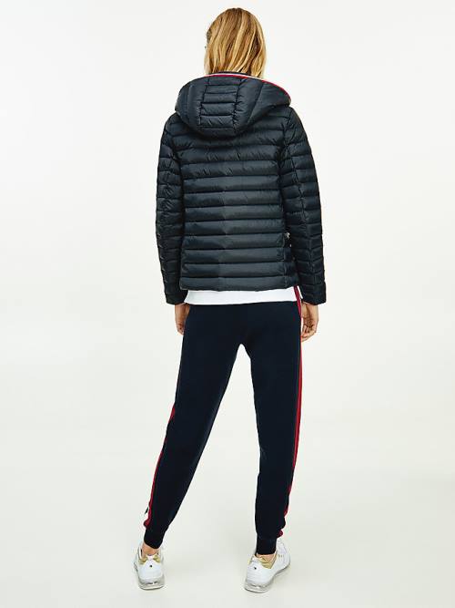 Tommy Hilfiger Essential Removable Hood Down Jassen Dames Zwart | TH398EXR