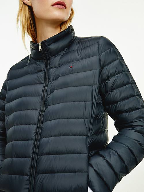 Tommy Hilfiger Essential Removable Hood Down Jassen Dames Zwart | TH398EXR