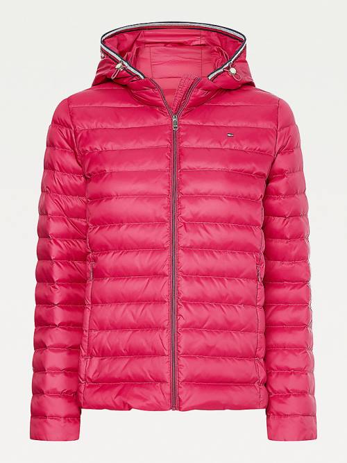 Tommy Hilfiger Essential Removable Hood Down Jassen Dames Rood | TH539HYR