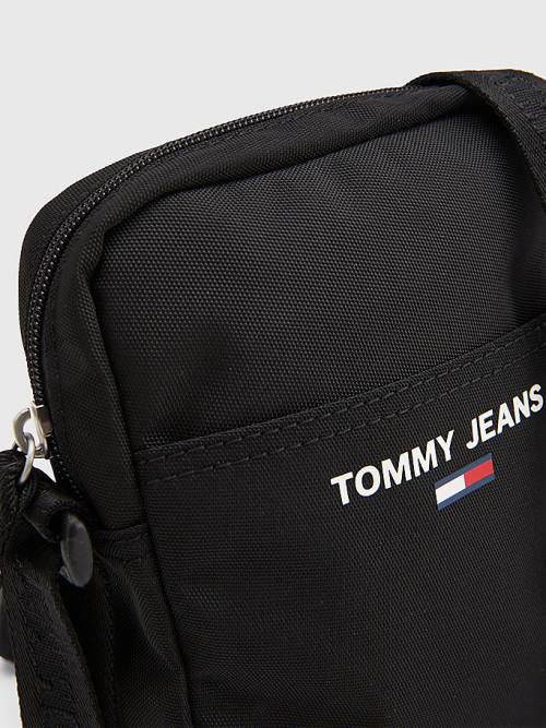 Tommy Hilfiger Essential Reporter Crossover Tassen Heren Zwart | TH598HIX