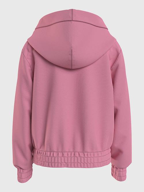 Tommy Hilfiger Essential Ruched Detailing Hoodie Meisjes Roze | TH304ZTL