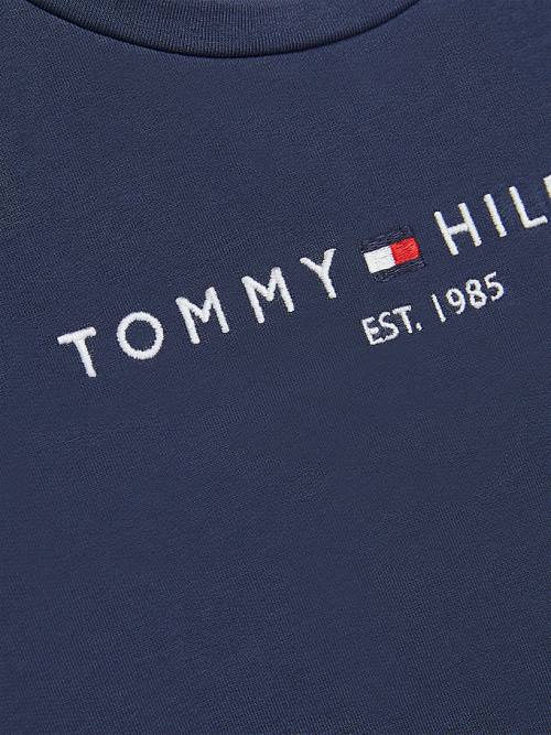 Tommy Hilfiger Essential Skater Jurken Meisjes Blauw | TH180ANK