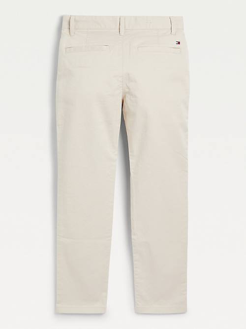 Tommy Hilfiger Essential Slim Fit Chinos Broek Jongens Beige | TH869YCQ