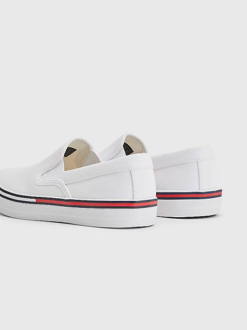 Tommy Hilfiger Essential Slip On Sneakers Dames Wit | TH958NFR