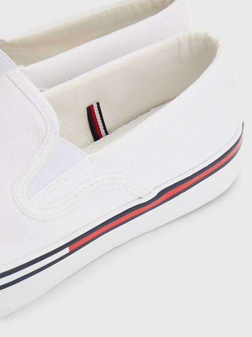 Tommy Hilfiger Essential Slip On Sneakers Dames Wit | TH958NFR