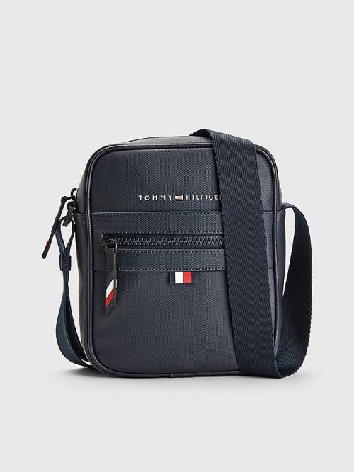 Tommy Hilfiger Essential Small Reporter Tassen Heren Blauw | TH924CHT