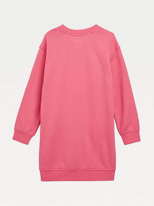 Tommy Hilfiger Essential Sweatshirt Jurken Meisjes Rood | TH890MPU