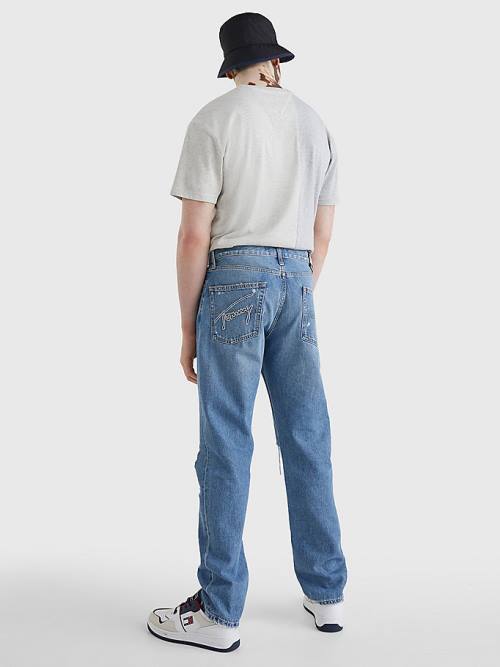 Tommy Hilfiger Ethan Katoenen Hemp Straight Fit Jeans Heren Denim | TH371GRO