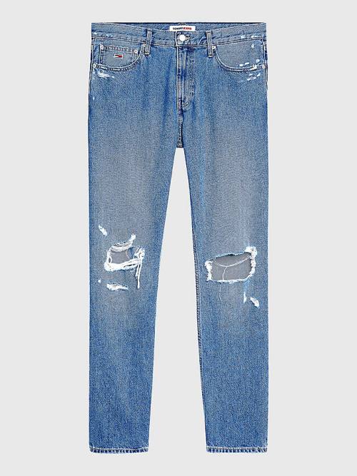 Tommy Hilfiger Ethan Katoenen Hemp Straight Fit Jeans Heren Denim | TH371GRO