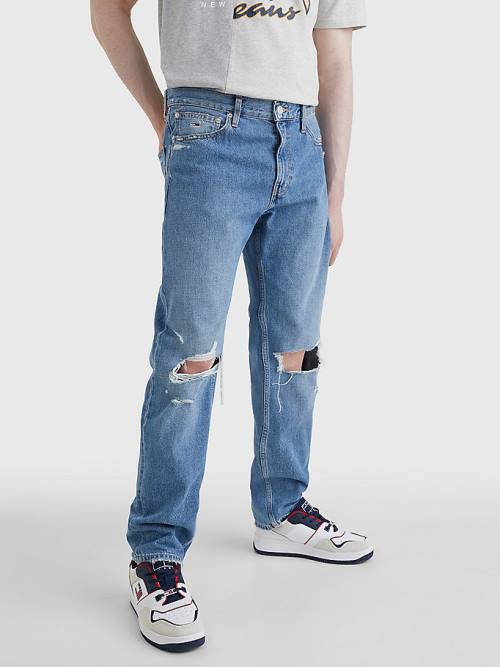 Tommy Hilfiger Ethan Katoenen Hemp Straight Fit Jeans Heren Denim | TH371GRO