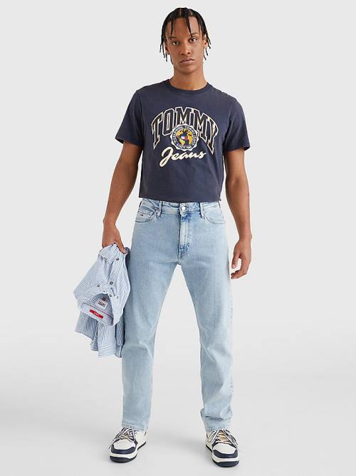 Tommy Hilfiger Ethan Straight Jeans Heren Denim | TH821WSA