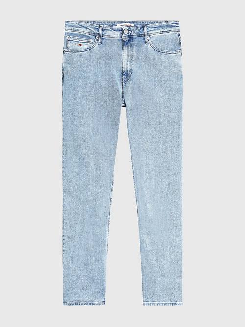 Tommy Hilfiger Ethan Straight Jeans Heren Denim | TH821WSA