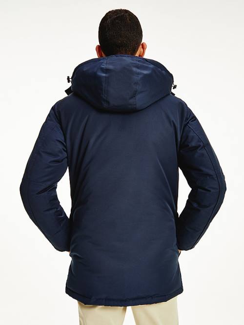 Tommy Hilfiger Exclusive Down Parka Jassen Heren Blauw | TH318OJP